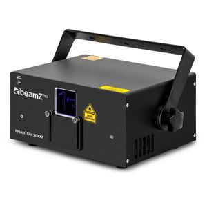 BeamZ Phantom 3000 Pure Diode analoog 3W (3000mW) RGB Laser