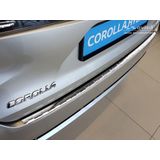 Achterbumperbeschermer | Toyota | Corolla Touring Sports 19- 5d sta. | Ribs | RVS rvs zilver