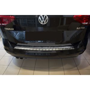 Achterbumperbeschermer | Volkswagen Touran III 2015- | RVS zilver