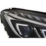 Koplampen | Mercedes-Benz | C-klasse 14-18 4d sed. W205 / C-klasse Estate 14-18 5d sta. | LED | REAL DRL | zwart