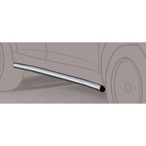 Side Bars | Peugeot Expert 2006-2015 | LWB | rvs zilver Side Protection RVS