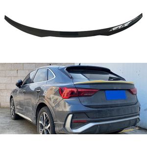 Achterspoiler | Audi | Q3 Sportback 19- 5d suv | type F3 | onder achteruit | M4-Style | glanzend zwart | 01