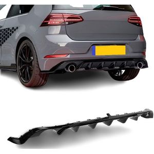 Diffuser | Volkswagen | Golf 17-18 3d hat. / Golf 17-20 5d hat. / Golf Variant 17-20 5d sta. | MK7.5 | GTI TCR look | glanzend zwart