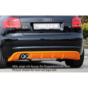 Rieger diffuser | Audi A3 8P 2008-2013 5D Sportback | ABS