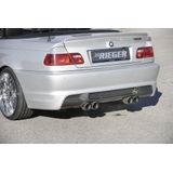 Rieger einddemper, M3-look 4x90mm centrum Type 14, BMW E46 | 3-Serie E46 - Cabrio, Coupé, Lim. | stuk rvs | Rieger Tuning