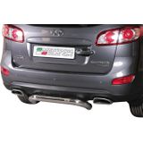 Rear Bar | Hyundai | Santa Fe 10-12 5d suv. | RVS rvs zilver Rear Bar