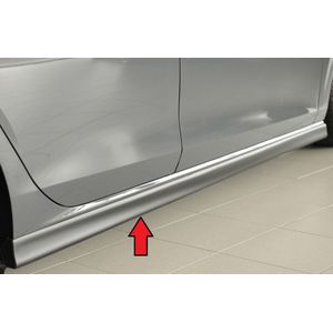 Side skirt XS | Volkswagen Golf 7 2012-2020 / Seat Leon (5F) 2013-2020 | stuk | rechts | ongespoten |abs | Rieger Tuning