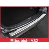 Achterbumperbeschermer | Mitsubishi | ASX 18- 5d suv. | RVS zilver
