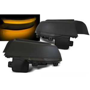 Zijspiegel-knipperlicht | Volkswagen | Polo 09-14 3d hat. / Polo 09-14 5d hat. / Polo 14-17 3d hat. / Polo 14-17 5d hat. | type 6R | LED | Dynamic Turn Signal | smoke