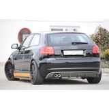 Rieger diffuser | Audi A3 8P 2008-2013 5D Sportback | ABS | Carbon-Look