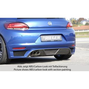 Rieger achteraanzetstuk | Scirocco 3 (13): 08.08-04.14 (tot Facelift) - 2-drs. | stuk ongespoten abs | Rieger Tuning