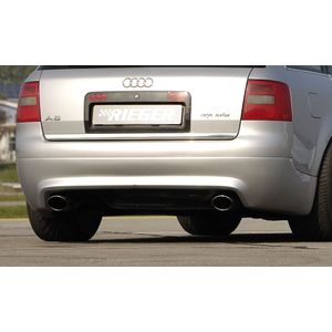 Rieger achteraanzetstuk S6-Look | A6 (4B): 07.01- (vanaf Facelift) - Avant | stuk ongespoten abs | Rieger Tuning