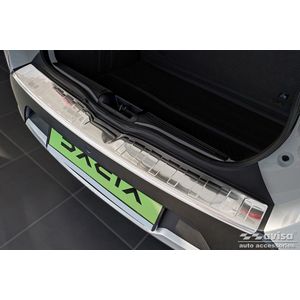 Achterbumperbeschermer | Dacia | Spring 21- 5d hat. | Electric | RVS rvs zilver