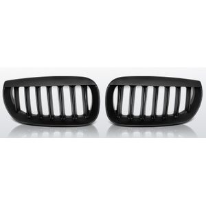 Grillen set | Nieren| BMW X3 2003-2007 Zwart