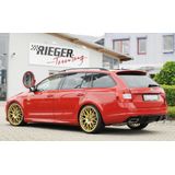 Rieger diffuser | Octavia RS (5E): 06.13-01.17 (tot Facelift), 02.17- (vanaf Facelift) - Combi, Sedan | stuk glanzend abs | Rieger Tuning