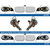 LED Angel Eyes H8 upgrade kit |  BMW 7-serie F01 modellen