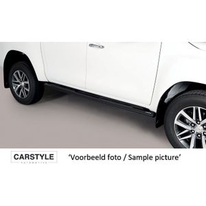 Side Bars | Dacia | Duster 18- 5d suv. | RVS zwart Oval Grand Pedana