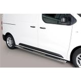 Side Bars | Opel | Vivaro Combi 19- 4d bus / Opel Zafira Life 4d bus | MWB | RVS Oval Grand Pedana rvs zilver