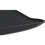 Rubber kofferbakmat | Volvo | XC60 08-13 5d suv. / XC60 13-17 5d suv. | met reservewiel | zwart | Gledring