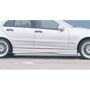 Rieger side skirt | C-Klasse (W203): 05.00- - Sedan, T-model, Sportcoupe | r stuk ongespoten abs | Rieger Tuning