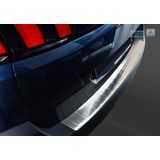 Achterbumperbeschermer | Peugeot | 5008 17- 5d mpv. | RVS rvs zilver