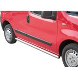 Side Bars | Peugeot | Bipper Tepee 09-13 5d mpv. | zwart Side Protection RVS