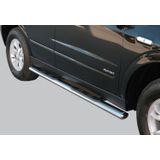 Side Bars | Ssangyong | Actyon 06-09 5d suv. | rvs zilver Oval Grand Pedana RVS