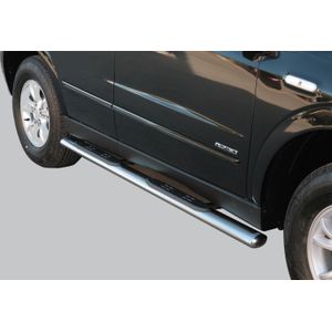 Side Bars | Ssangyong | Actyon 06-09 5d suv. | rvs zilver Oval Grand Pedana RVS