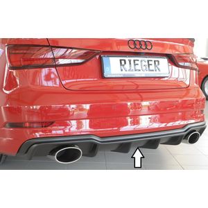 Diffuser | Audi | A3 Sedan (8V) / A3 Cabrio (8V) 2016- / S3 Sedan (8V) / S3 Cabrio (8V) 2016- | S3 & S-Line | ABS | ongespoten | Rieger Tuning