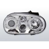 Koplampen Angel Eyes | Volkswagen Golf 4 1997-2004 | chroom