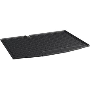 Rubber kofferbakmat | Skoda | Fabia 15-18 5d hat. / Fabia 18- 5d hat. | lage laadvloer | zwart | Gledring