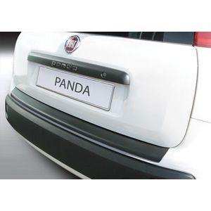 Achterbumper Beschermer | Fiat Panda III 2012- (excl 4x4/Trekking) | ABS Kunststof | zwart