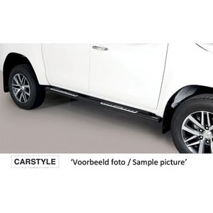 Side Bars | Citroen | C-Crosser 07-12 5d suv. | RVS zwart Design Side Protection