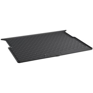 Rubber kofferbakmat | Citroen | C4 Picasso 13-16 5d mpv. / C4 Picasso 16-18 5d mpv. / C4 SpaceTourer 18- 5d mpv. | lage laadvloer | zwart | Gledring