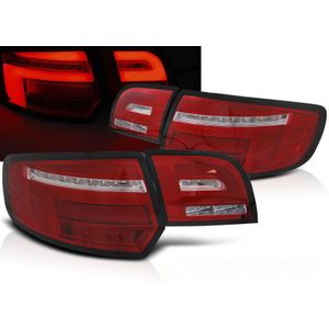 Achterlichten | Audi | A3 Sportback 08-13 5d hat. | type 8P | LED | Dynamic Turn Signal | LED BAR rood en wit