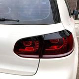 Achterlichtcovers | Volkswagen Golf 6 2008-2012 | 4-delig | ABS-kunststof | Glanzend