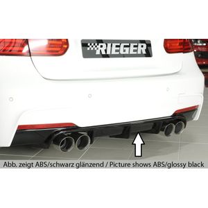 Rieger diffuser | BMW 3-Serie F30 / F31 (335i / 340i) M-pakket 2012- | dubbel sierstuk L/R