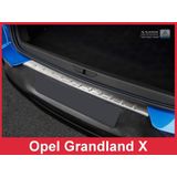 Achterbumperbeschermer | Opel | Grandland X 17- 5d suv. | RVS rvs zilver