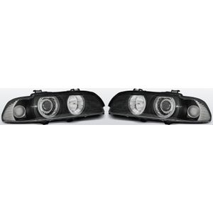 Koplampen Angel Eyes |Xenon| BMW 5 Series E39 1995-2003 | zwart