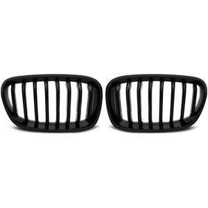 Grillen set | BMW 1-Serie F20 / F21 2011-2014 | glanzend zwart