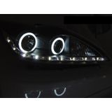 Koplampen | Ford | Focus 08-10 3d hat. / Focus 08-10 4d sed. / Focus 08-11 5d hat. / Focus Wagon 08-11 5d sta. | LED | CCFL Angel Eyes zwart