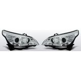 Koplampen Angel Eyes |BMW 5 Series E60/E61 2003-2004 |chroom | CCFL