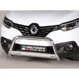 Pushbar | Renault | Kadjar 15- 5d mpv. | rvs zilver Medium Bar RVS CE-keur