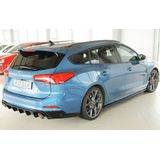 Diffuser | Ford | Focus IV ST-Line / ST 2018- 5d stationwagon | DER Sport uitlaat | met trekhaak | ABS | Rieger Tuning | glanzend