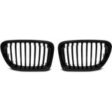 Grillen set | BMW X1 E84 2009-2012 | glanzend zwart