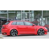 Rieger side skirt | Audi A3 8P 2004-2008 Sportback | ABS | Links | Carbon-Look