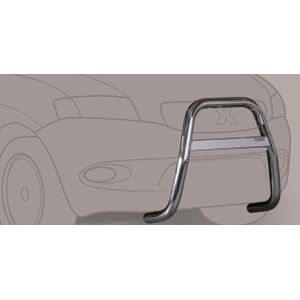 Pushbar | Toyota | RAV4 03-06 3d suv. / RAV4 03-06 5d suv. | rvs zilver High Medium Bar RVS