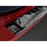 Achterbumperbeschermer | Mazda | CX-5 17- 5d suv. | RVS zwart Glanzend