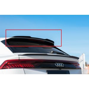 Achterspoiler Add-on | Audi | Q8 18- 5d suv | M4-Style | glanzend zwart