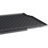 Rubber kofferbakmat | Opel | Crossland X 17-20 5d suv. | lage laadvloer | zwart | Gledring